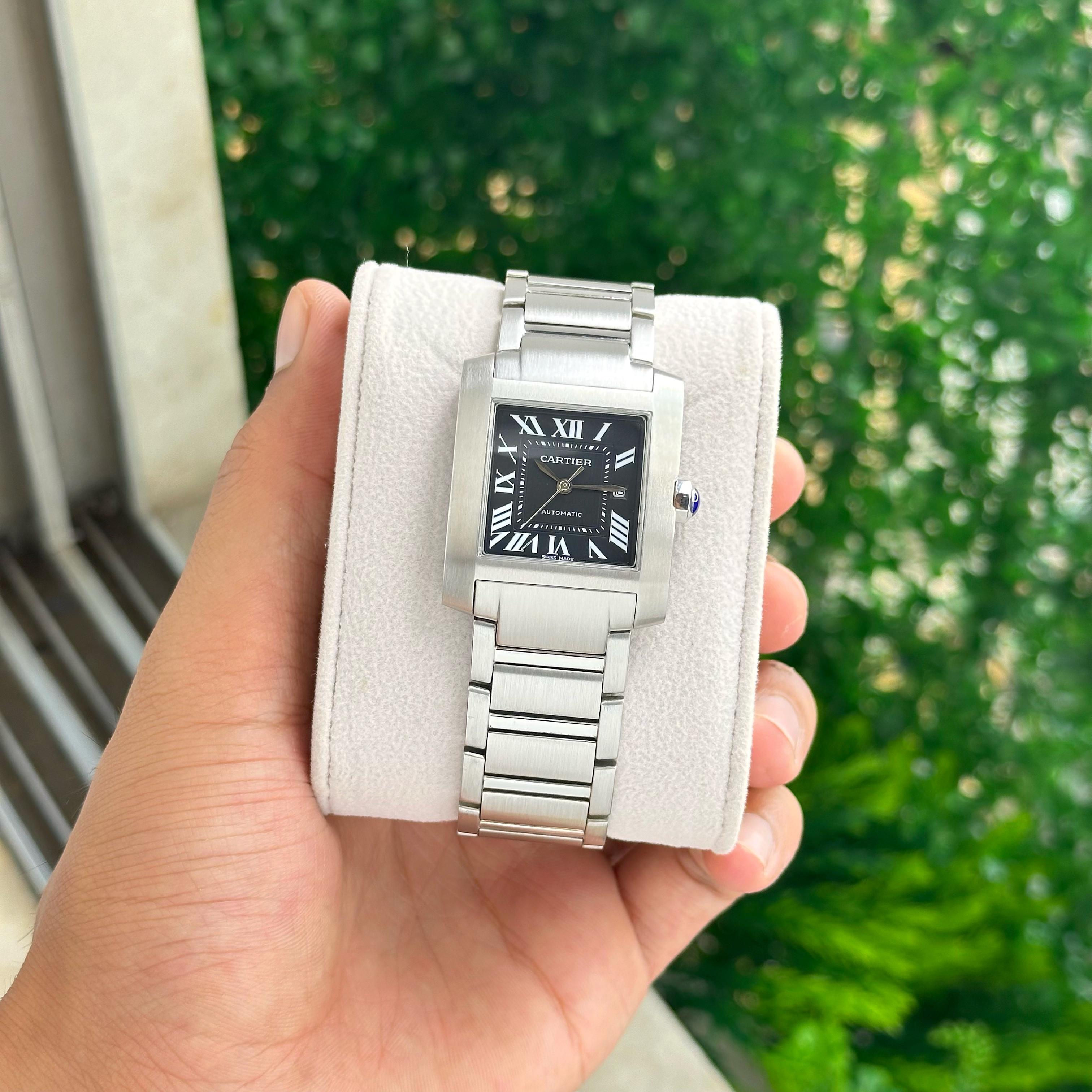 CARTIER Tank Francaise Large AUTO For Mens/Womens Automatic Machine Copy Watch