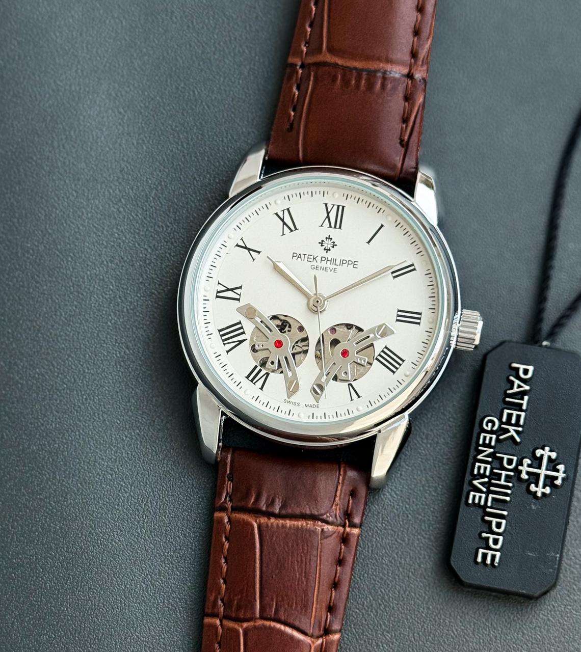 PATEK PHILIPPE For Men  Automatic Rotating Tourbillon Machinery