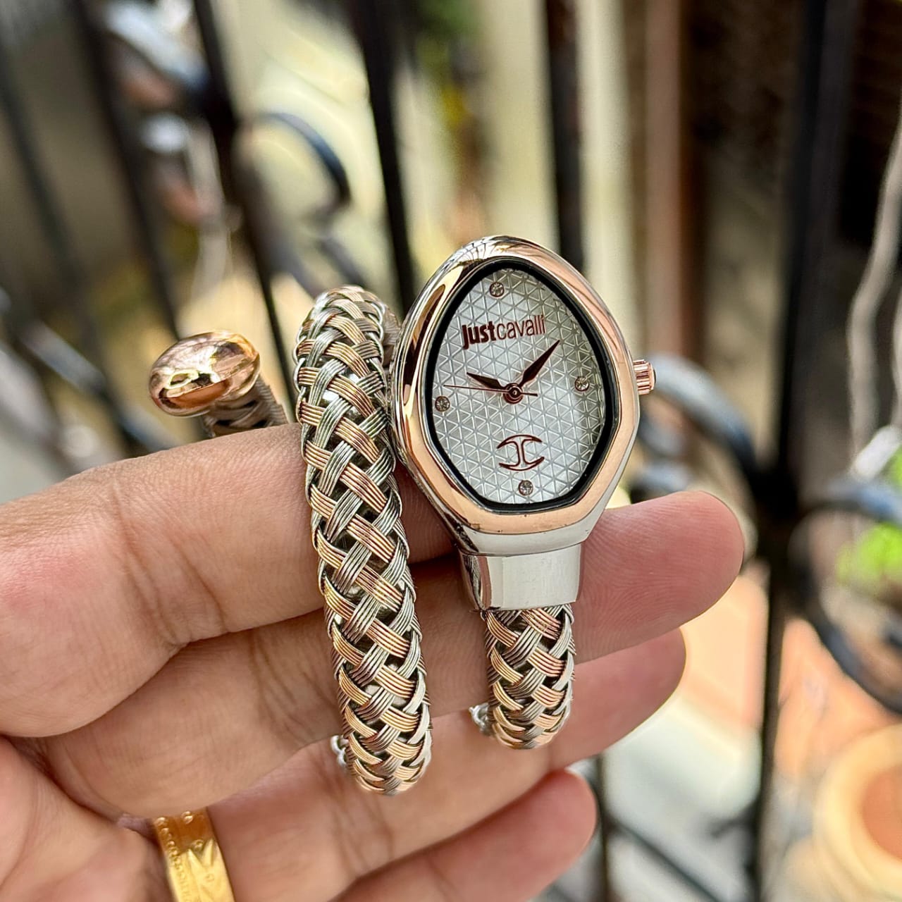 JUST CAVALLI Case material Stainless Steel